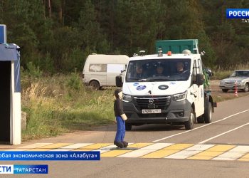 На полигоне ОЭЗ «Алабуга» начали тестировать беспилотные автомобили
