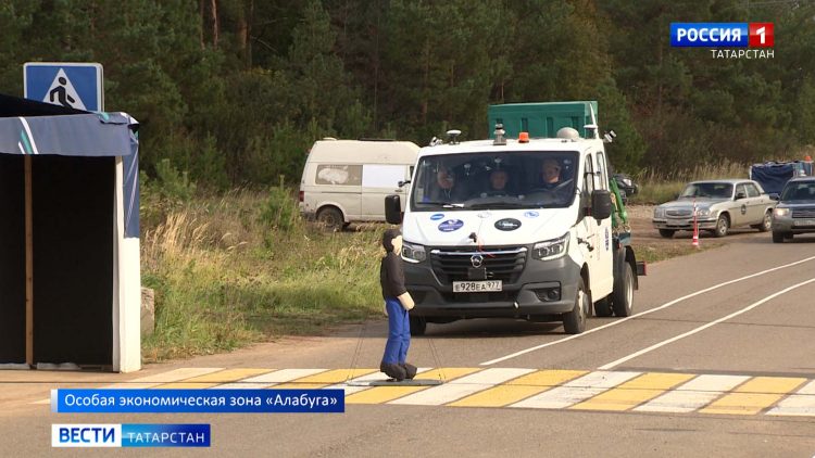 На полигоне ОЭЗ «Алабуга» начали тестировать беспилотные автомобили