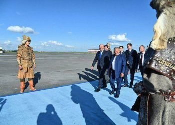 Рустам Минниханов прибыл в Астану для участия в открытии Всемирных игр кочевников