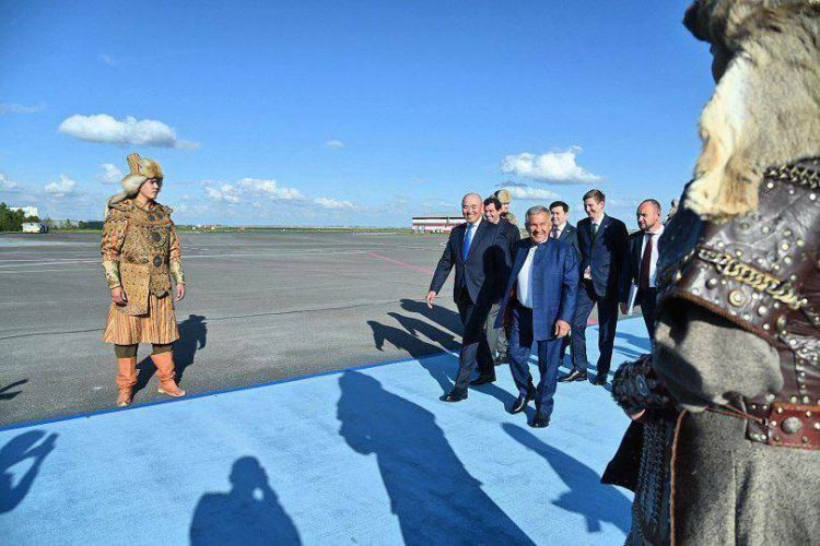 Рустам Минниханов прибыл в Астану для участия в открытии Всемирных игр кочевников