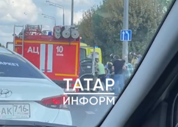 В Казани четыре человека пострадали в ДТП с автобусом и «КамАЗом»