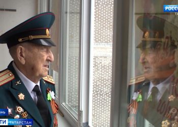 Ветеран ВОВ из Казани Юрий Шастин отмечает вековой юбилей