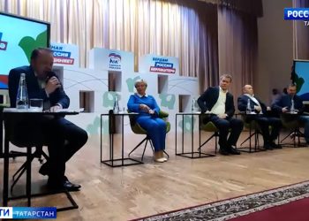 Рыбно-Слободский район встретил участников автобусного марафона «Единая Россия» объединяет