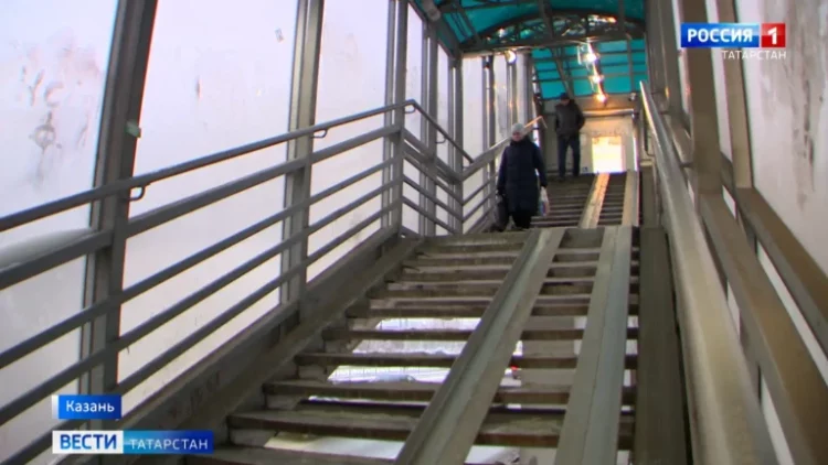В Казани отремонтируют надземный переход за 30,3 млн