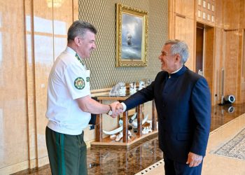 Минниханов провел встречу с министром лесного хозяйства Республики Беларусь