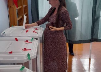 Жительница Зеленодольска заехала на избирательный участок по пути в роддом