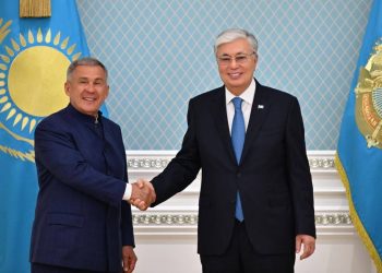 В Астане состоялась встреча Рустама Минниханова с Президентом Казахстана