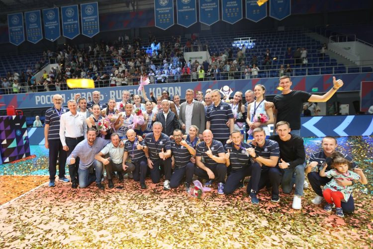 Волейболистки казанского «Динамо-Ак Барс» в третий раз завоевали Суперкубок России