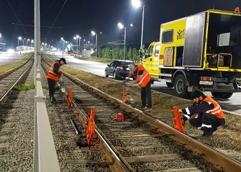 С начала года на трамвайных путях Казани установили 500 железобетонных шпал