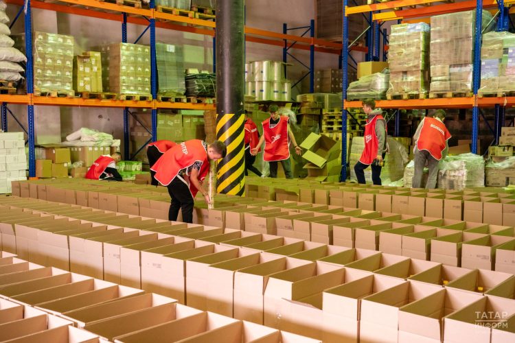 Из Казани в Курскую область отправили 24 тонны продуктов питания