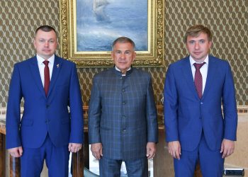 Минниханов встретился с новыми главами Росмолодежи и «Движения первых»